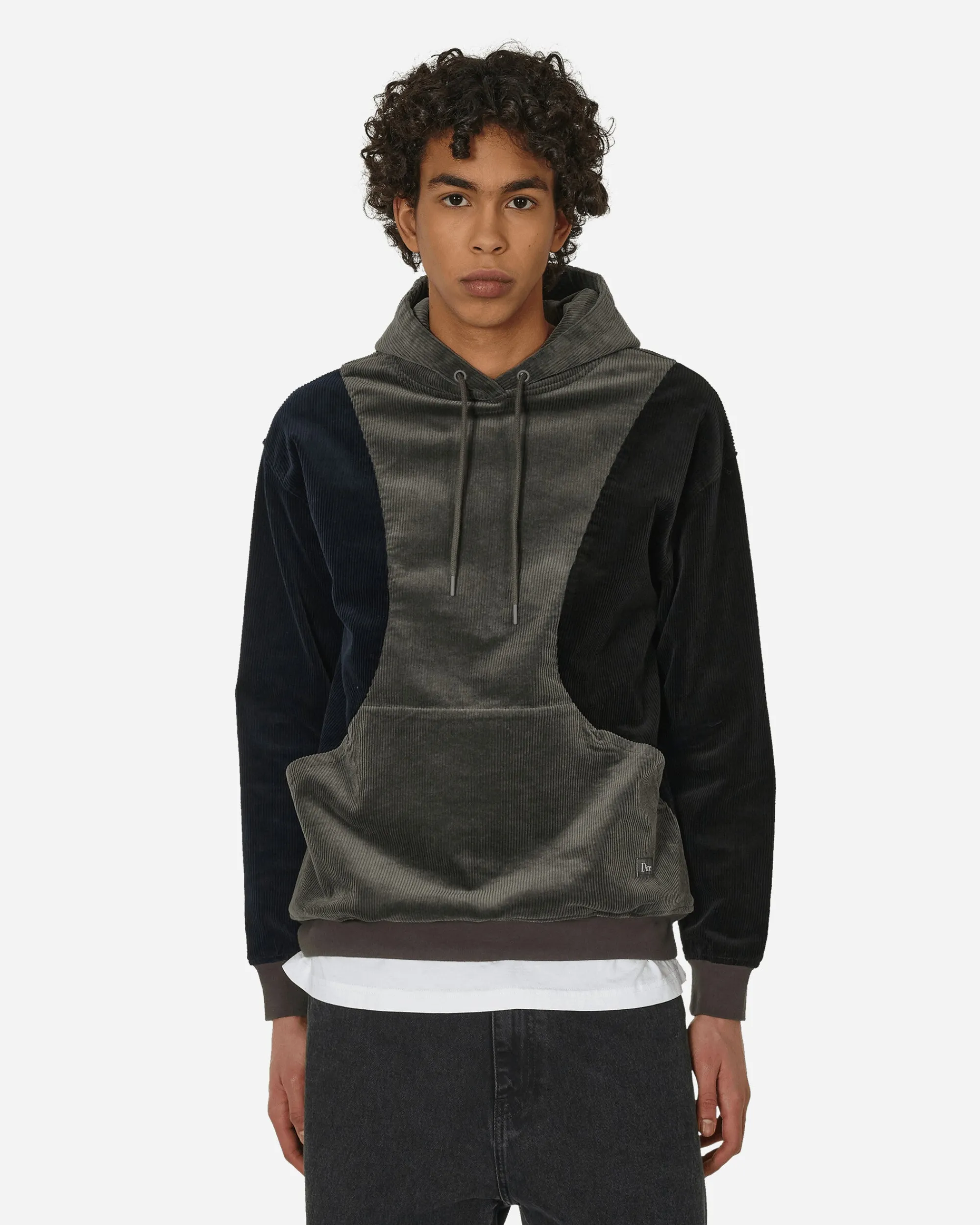 Dime Sweatshirts^Wave Corduroy Hoodie Charcoal