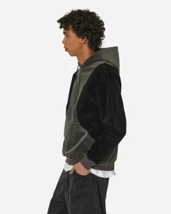 Dime Sweatshirts^Wave Corduroy Hoodie Charcoal