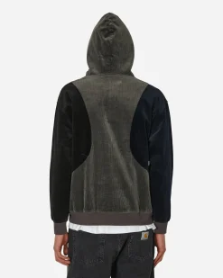 Dime Sweatshirts^Wave Corduroy Hoodie Charcoal