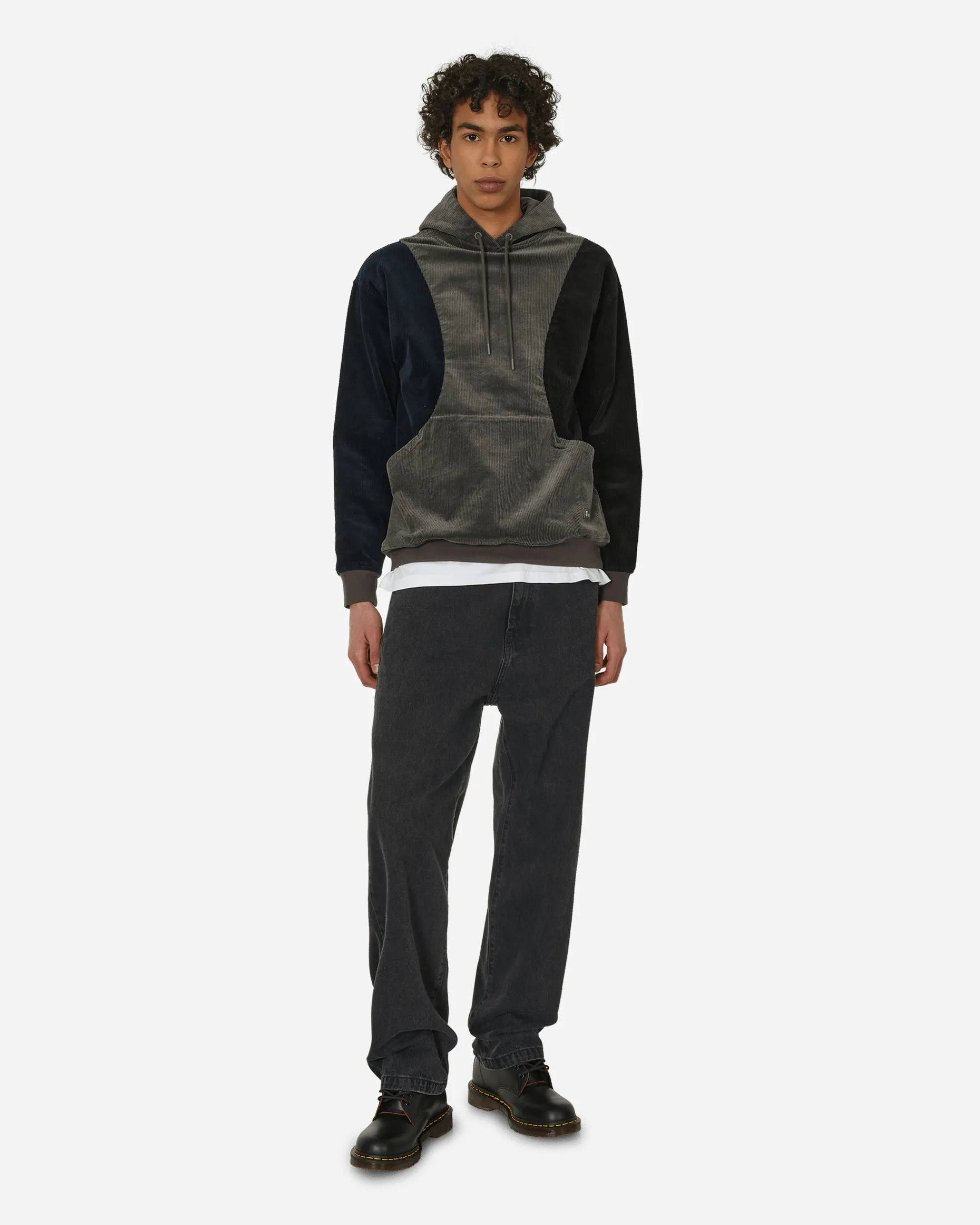 Dime Sweatshirts^Wave Corduroy Hoodie Charcoal