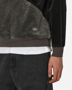 Dime Sweatshirts^Wave Corduroy Hoodie Charcoal