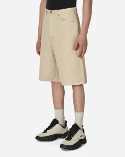 Off-White Shorts^Wave Off Canvas Utility Shorts Beige