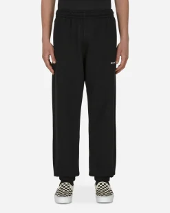 Off-White Pants^Wave Outline Diag Slim Sweatpants Black