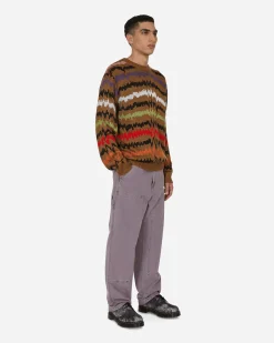 Sex Skateboards Knitwear^Waves Knitted Sweater Brown