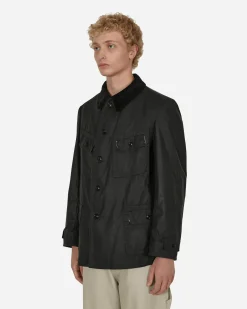 Maison Margiela Coats And Jackets^Waxed Cotton Jacket Green