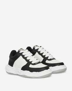 Maison MIHARA YASUHIRO Sneakers·Low|Sneakers^Wayne OG Sole Cow Leather Low Sneakers Black / White