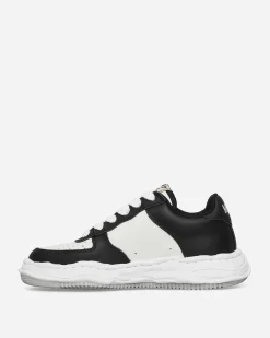 Maison MIHARA YASUHIRO Sneakers·Low|Sneakers^Wayne OG Sole Cow Leather Low Sneakers Black / White