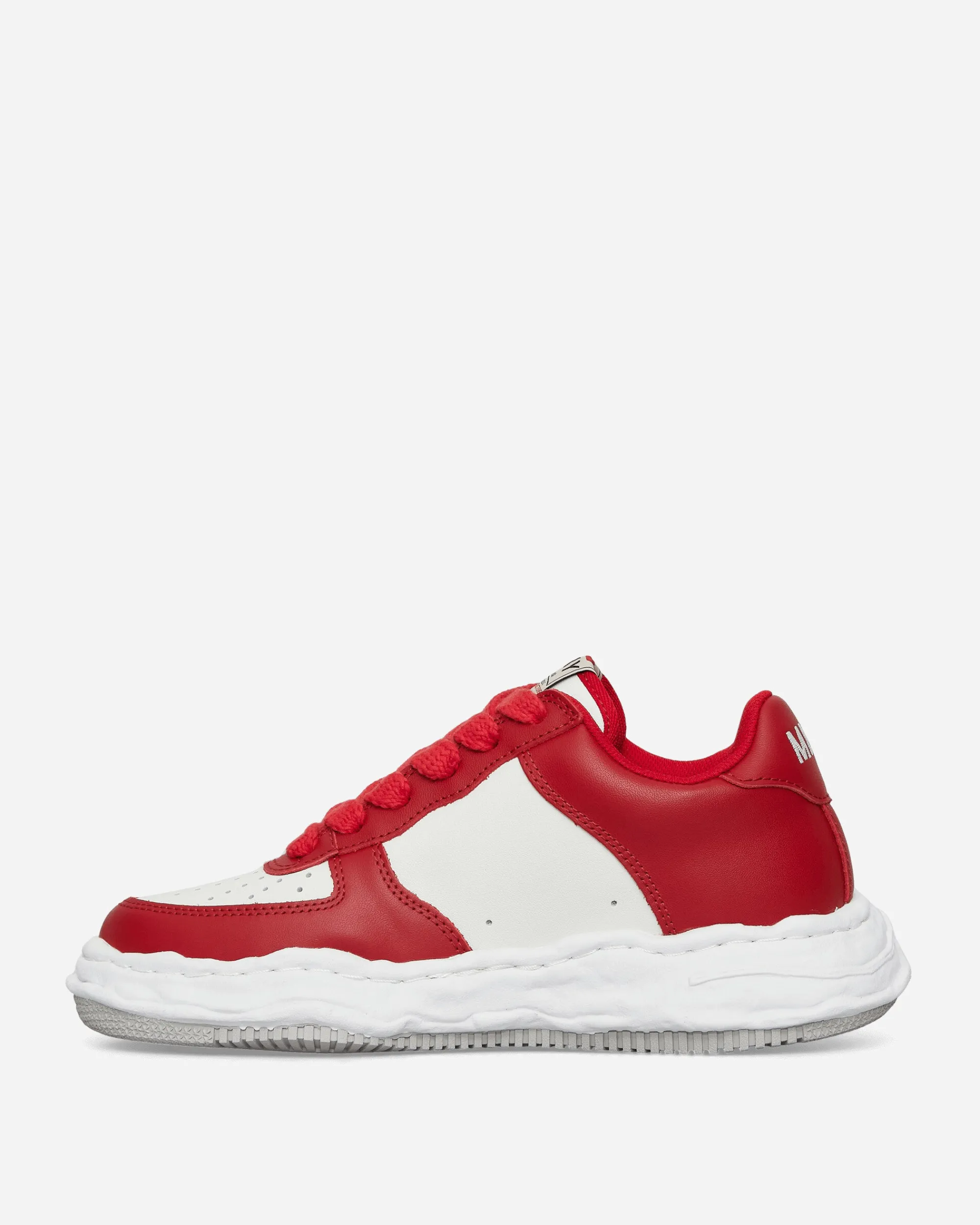 Maison MIHARA YASUHIRO Sneakers·Low|Sneakers^Wayne OG Sole Cow Leather Low Sneakers Red / White