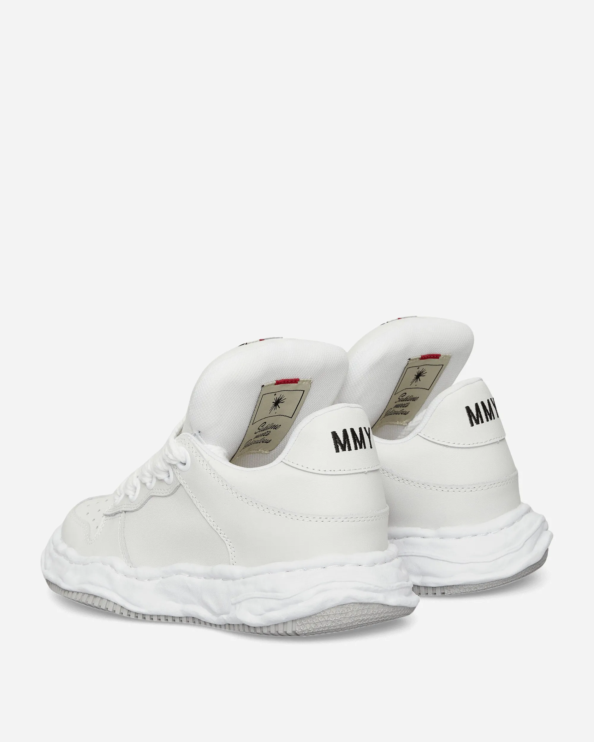 Maison MIHARA YASUHIRO Sneakers·Low|Sneakers^Wayne Puffer OG Sole Leather Low Sneakers White