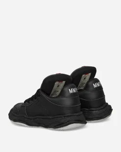 Maison MIHARA YASUHIRO Sneakers·Low|Sneakers^Wayne Puffer OG Sole Leather Low Sneakers Black