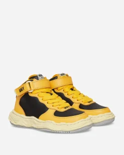 Maison MIHARA YASUHIRO Sneakers·High|Sneakers^Wayne VL OG Sole Leather High Sneakers Yellow