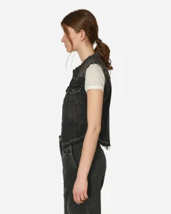 Guess USA Coats And Jackets^Western Denim Vest Used Black Wash