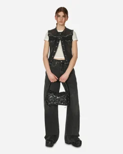 Guess USA Coats And Jackets^Western Denim Vest Used Black Wash