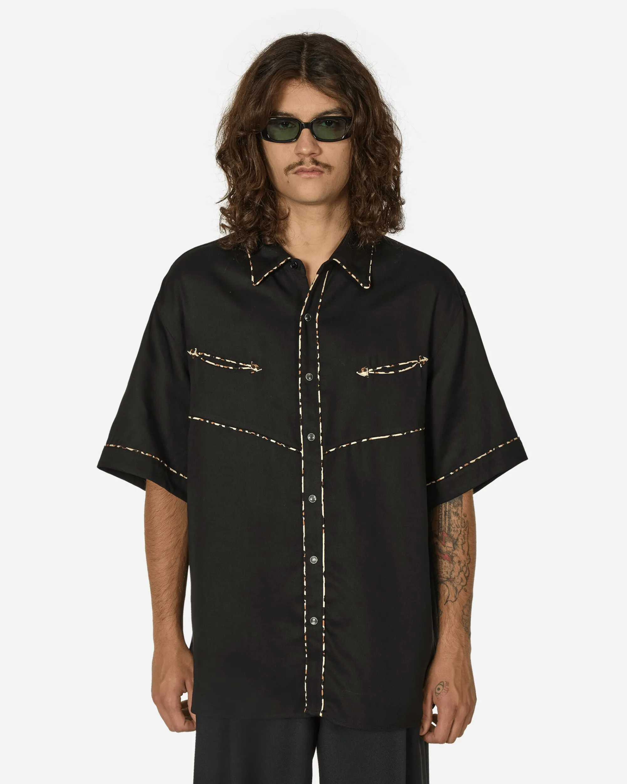 WACKO MARIA Shirts^Western Shirt Black