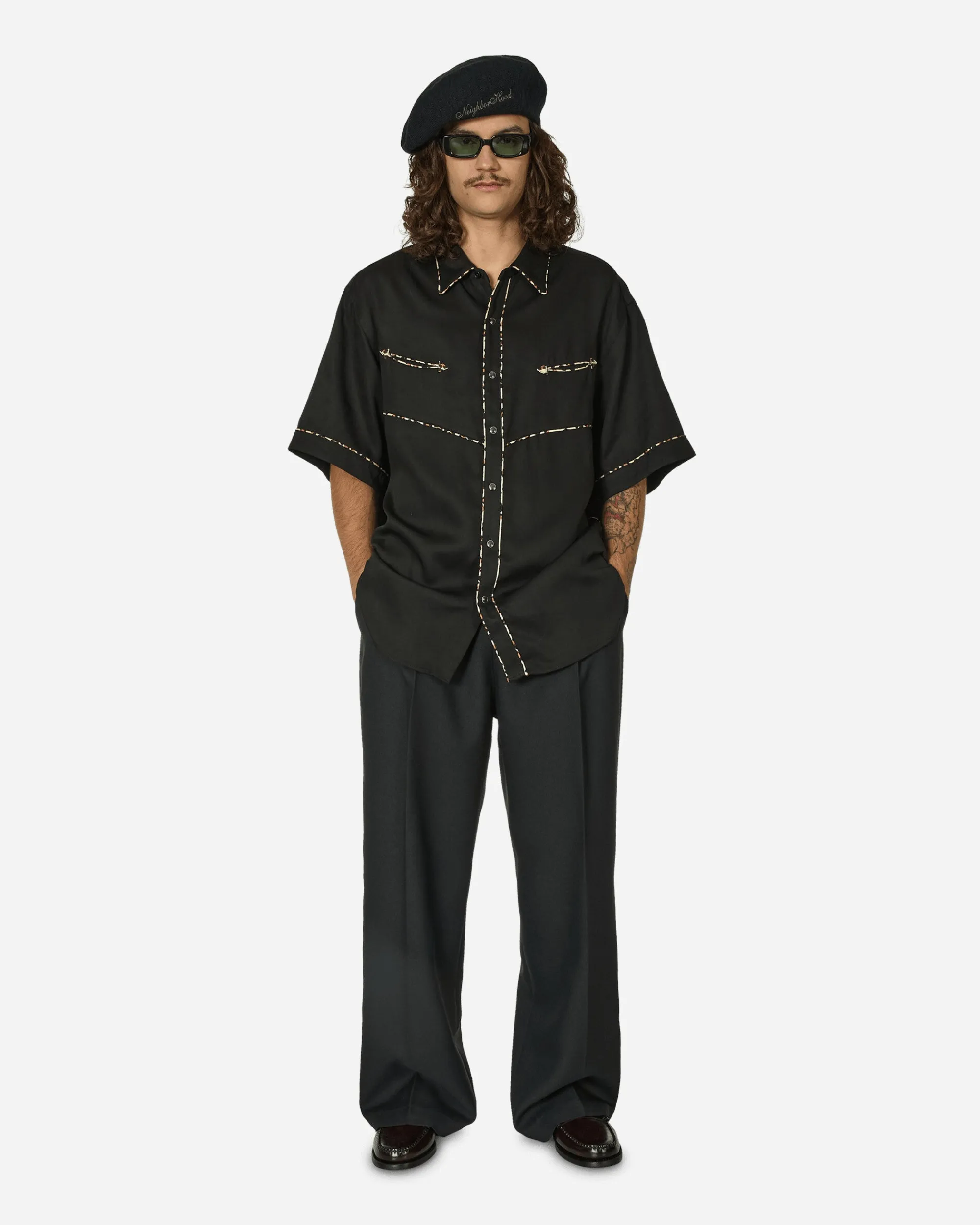 WACKO MARIA Shirts^Western Shirt Black