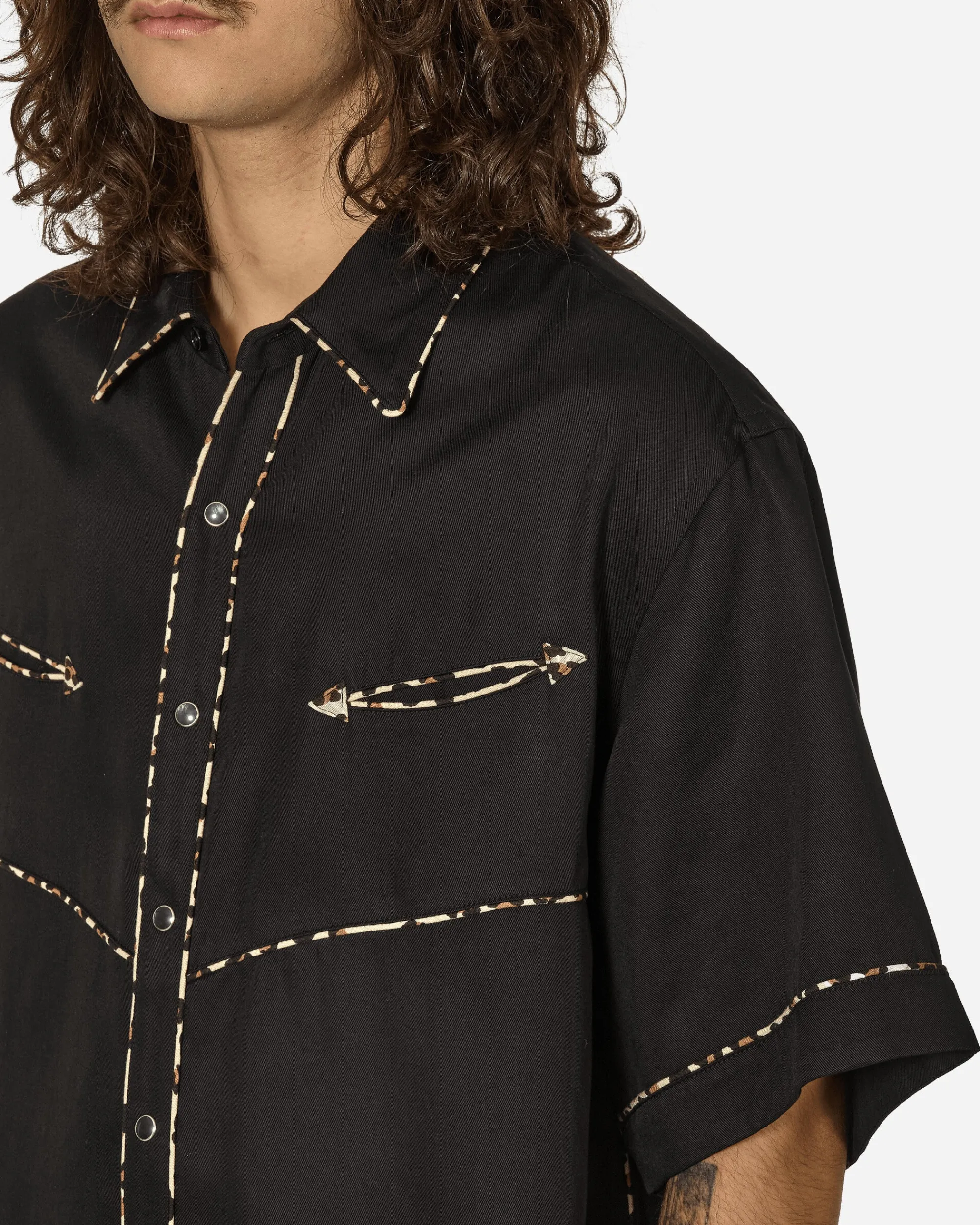 WACKO MARIA Shirts^Western Shirt Black