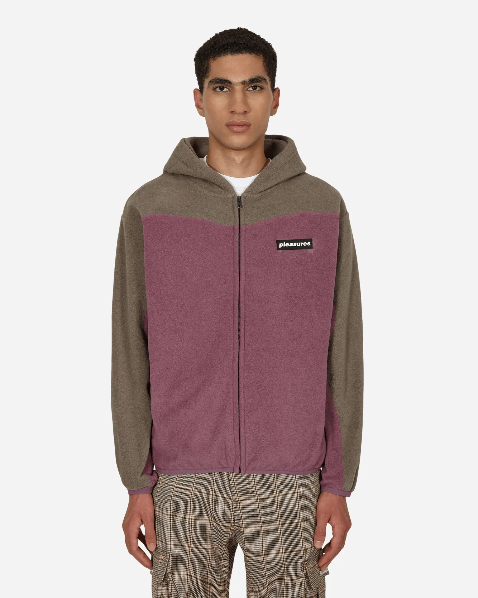 Pleasures Sweatshirts^Whiskey Zip Hoodie Purple