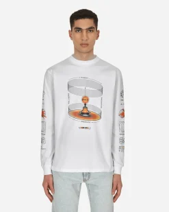 Space Available T-Shirts^Whole Being Longsleeve T-Shirt White
