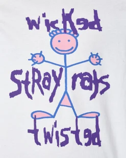 Stray Rats T-Shirts^Wicked Twisted T-Shirt White