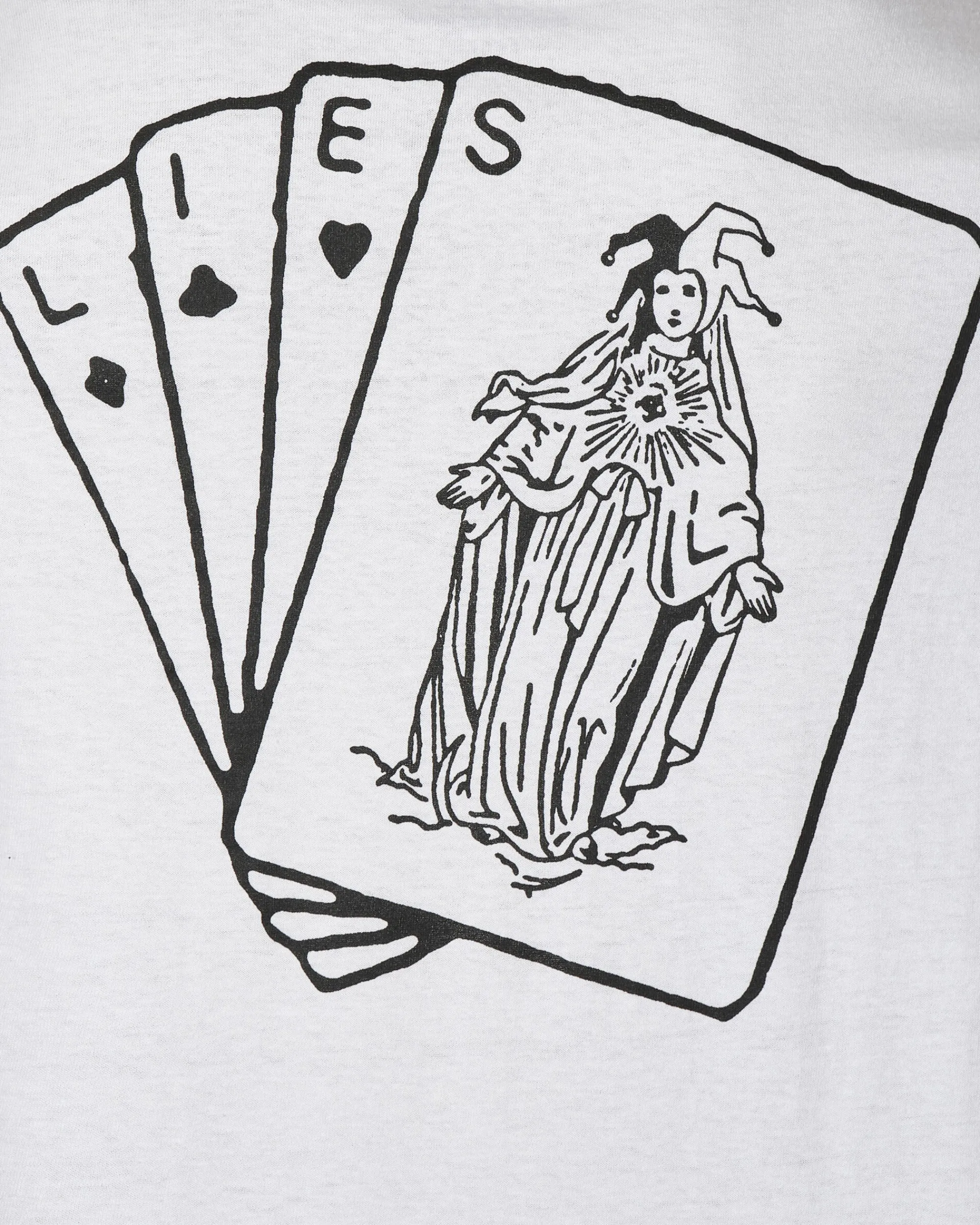 L.I.E.S. Records T-Shirts^Wild Cards T-Shirt White