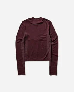 Nike T-Shirts^Women's ACG Delta River Baselayer Longsleeve Top Burgundy Crush