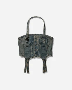 Levi's T-Shirts^Women's ADSB Denim Corset Tinted Indigo