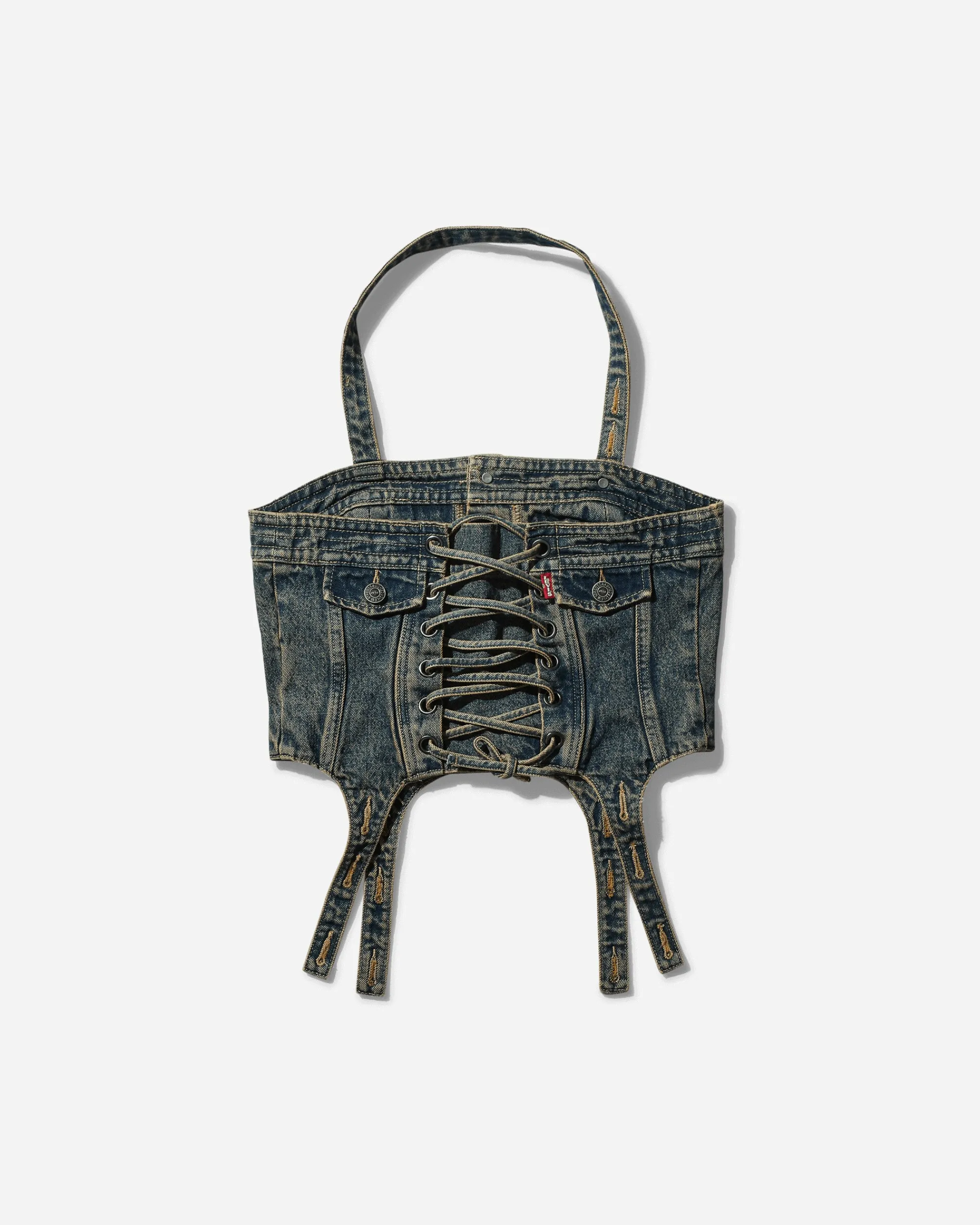 Levi's T-Shirts^Women's ADSB Denim Corset Tinted Indigo