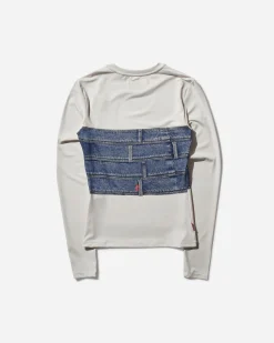 Levi's T-Shirts^Women's ADSB Second Skin Top Denim Print