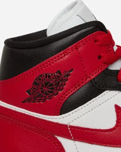 Nike Jordan Sneakers·Mid|Sneakers^Women's Air Jordan 1 Mid Sneakers Black / Gym Red / White
