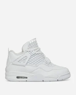 Nike Jordan Sneakers·Mid|Sneakers^Women's Air Jordan 4 Net Sneakers White