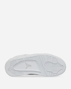 Nike Jordan Sneakers·Mid|Sneakers^Women's Air Jordan 4 Net Sneakers White