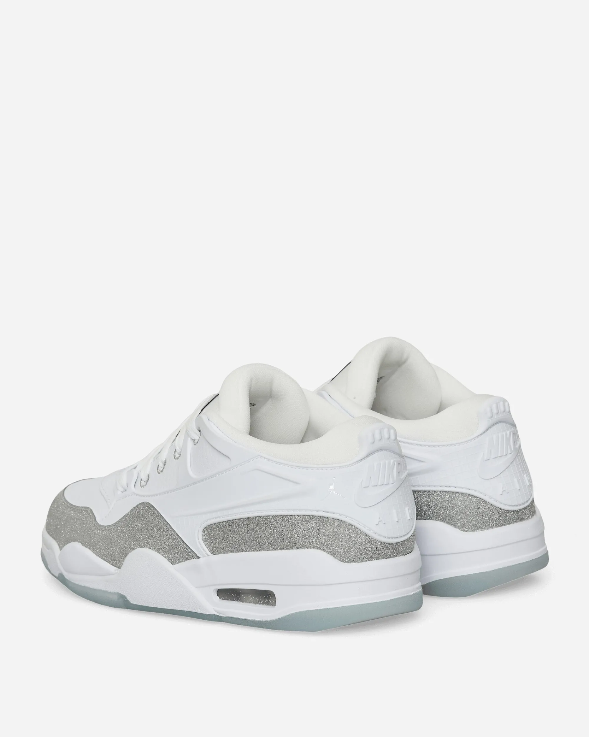 Nike Jordan Sneakers·Low|Sneakers^Women's Air Jordan 4 RM Sneakers White / Metallic Silver