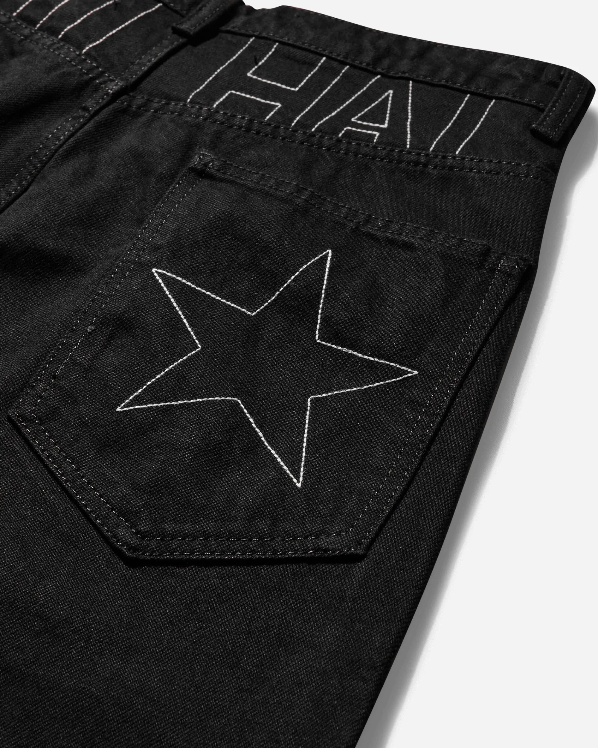 Nii Hai Pants^Women's Baggy Jeans Black