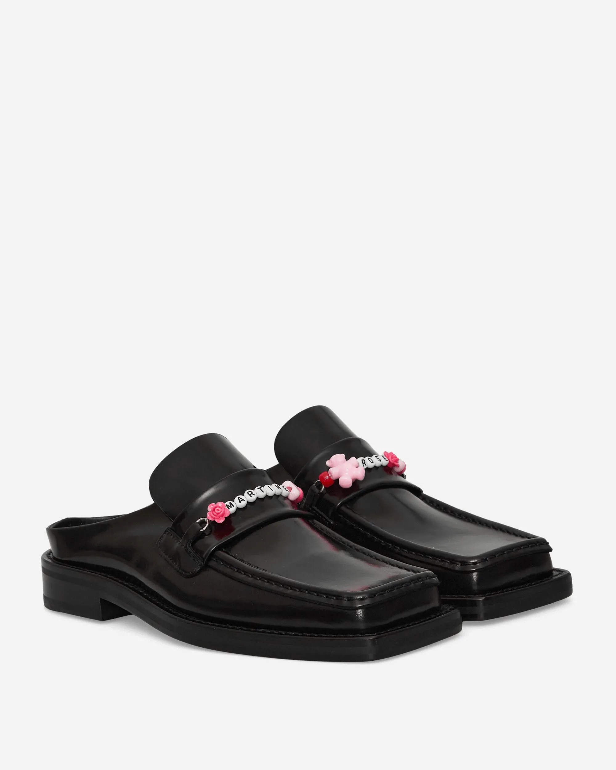 Martine Rose Sandals And Slides^Women's Beaded Square Toe Mules Black
