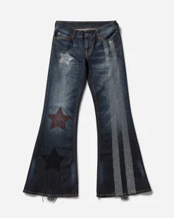 Cheap Monday Pants^Women's Bootleg Flare Low Waist Americana Jeans Washed Black