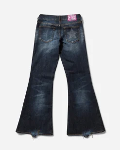 Cheap Monday Pants^Women's Bootleg Flare Low Waist Americana Jeans Washed Black