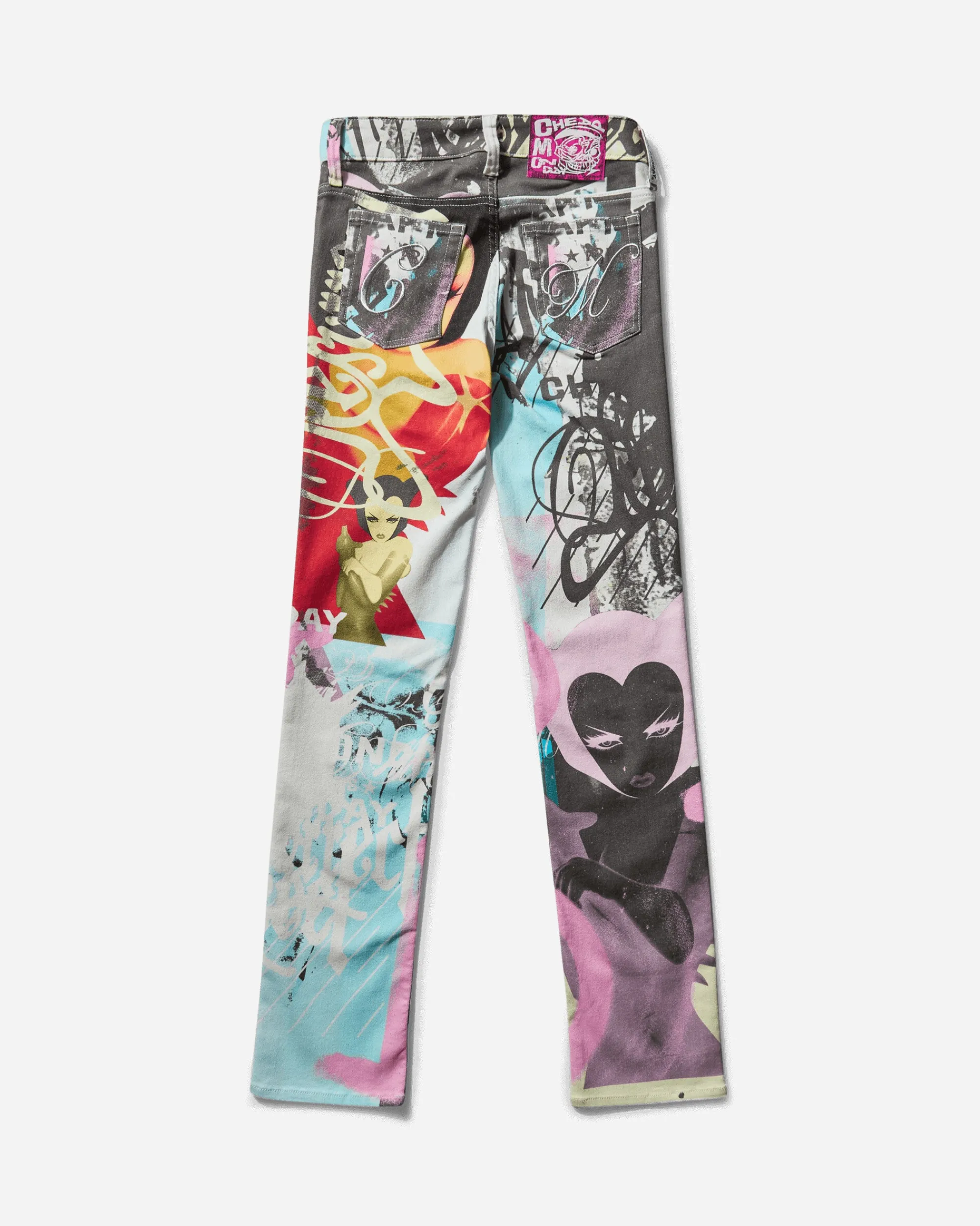 Cheap Monday Pants^Women's Bootleg Sleezie Low Waist Jeans Multicolor