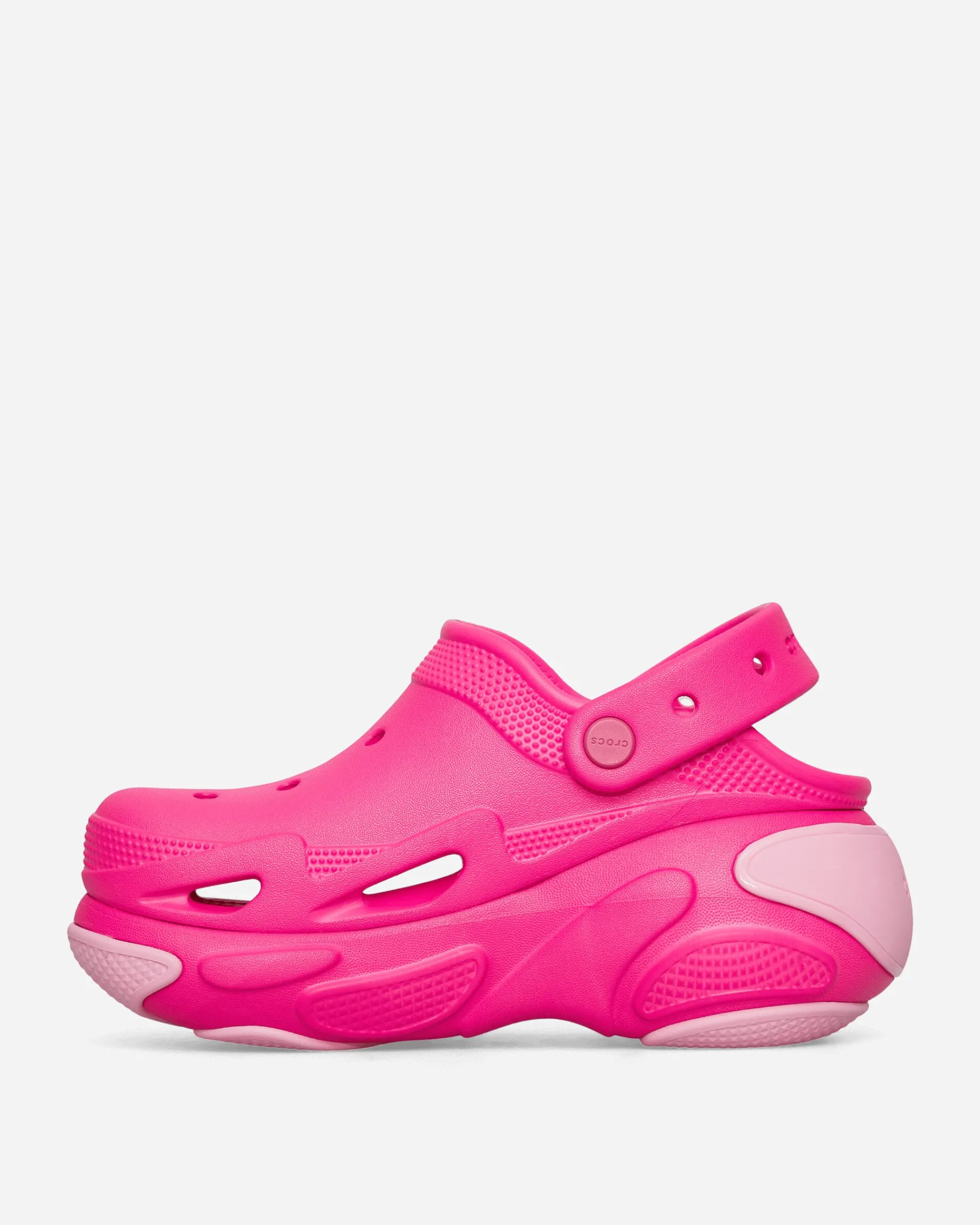 Crocs Sandals And Slides^Women's Bubble Crush Clogs Pink Crush