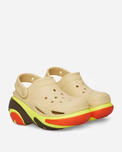Crocs Sandals And Slides^Women's Bubble Crush Clogs Sesame