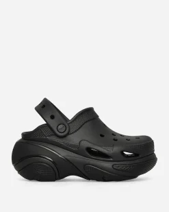 Crocs Sandals And Slides^Women's Bubble Crush Clogs Triple Black