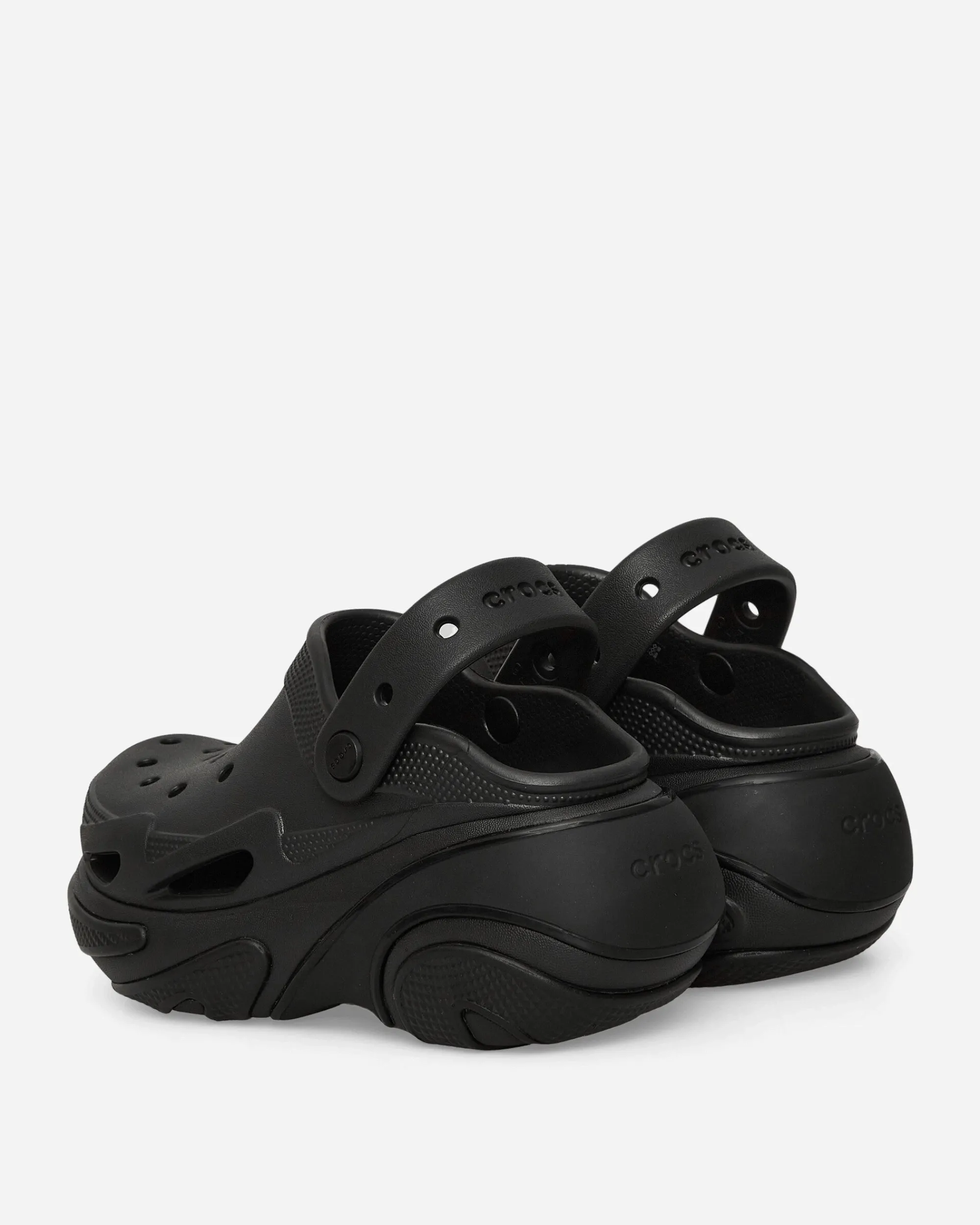 Crocs Sandals And Slides^Women's Bubble Crush Clogs Triple Black