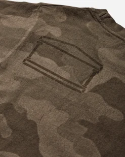 Aries T-Shirts^Women's Camo Temple Body Dark Olive
