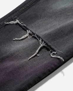 MM6 Maison Margiela Pants^Women's Chalk Print 5-Pocket Denim Pants Black