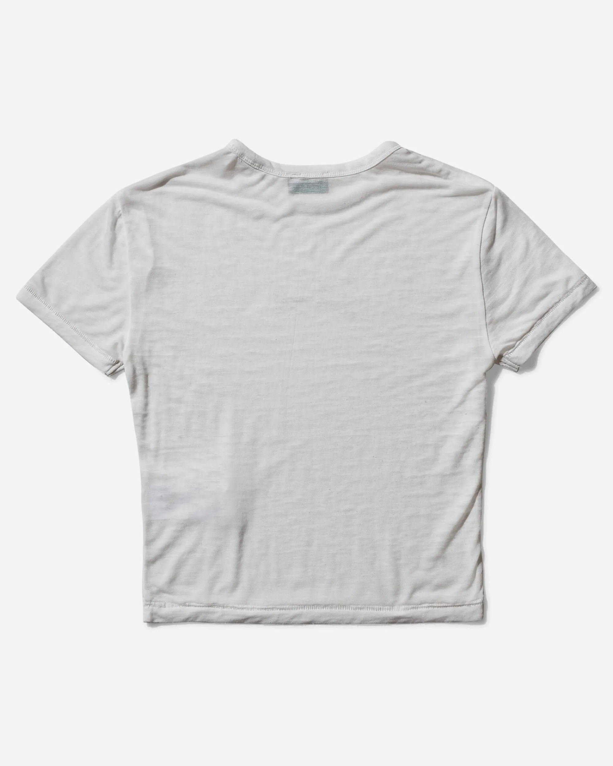 Guess USA T-Shirts^Women's Classic Logo Baby Tee Alabaster White
