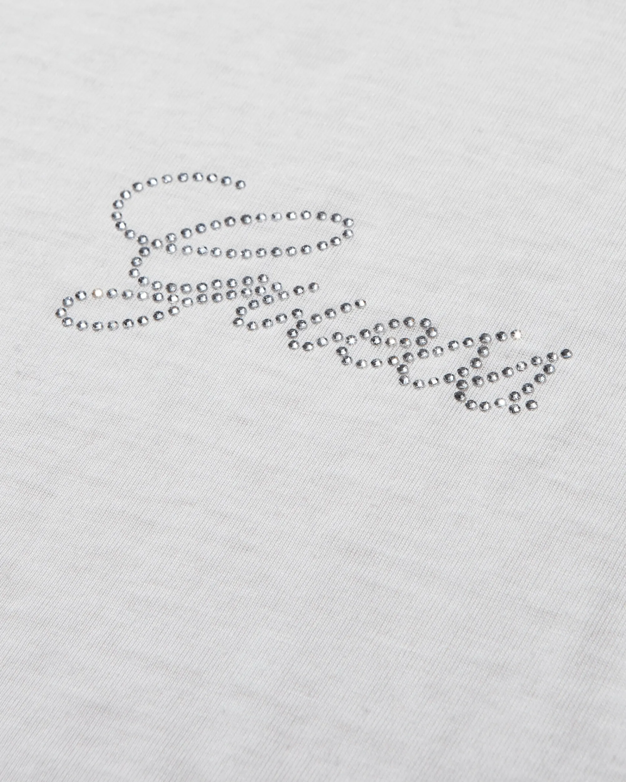 Guess USA T-Shirts^Women's Classic Logo Baby Tee Alabaster White