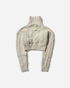 Jean Paul Gaultier Knitwears^Women's Conical Turtleneck Sweater Cream