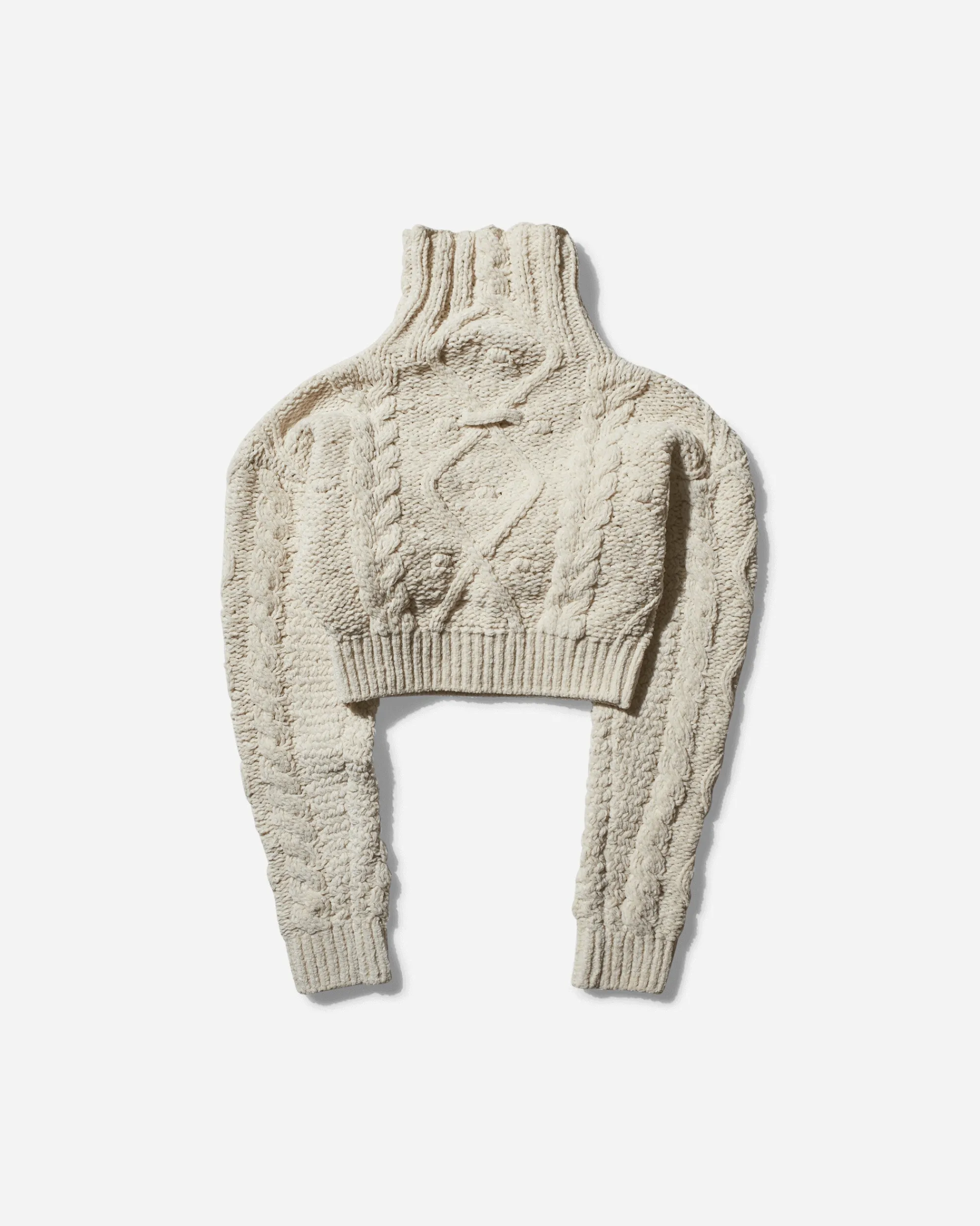 Jean Paul Gaultier Knitwears^Women's Conical Turtleneck Sweater Cream