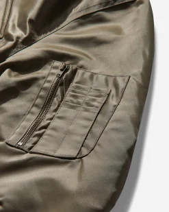 Mainline:RUS/Fr.CA/DE Coats And Jackets^Women's Corset Ribbed Bomber Jacket Light Green / Grey