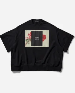 Undercover Sweatshirts^Women's Cotton Short Wide Sweatshirt Black