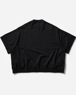 Undercover Sweatshirts^Women's Cotton Short Wide Sweatshirt Black
